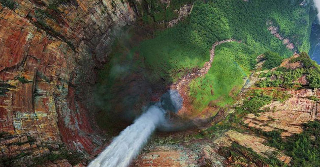 The wonders of the beautiful world when viewed from above