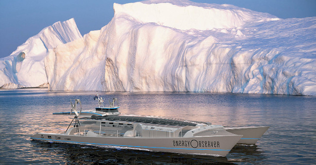 The world's first hydro-powered boat