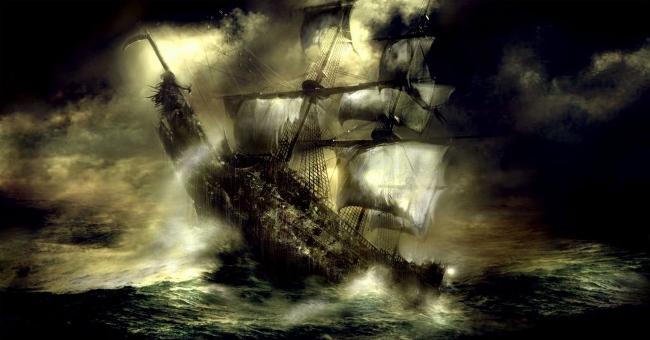 The world famous ghost ship