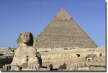 The world famous pyramids