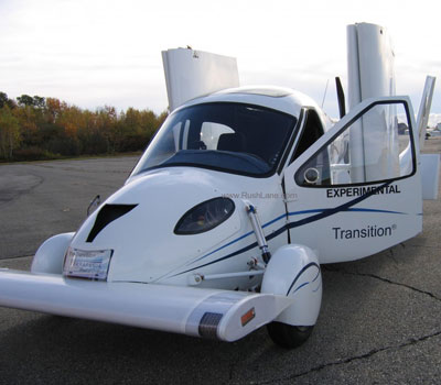 The world's first flying car officially came into use