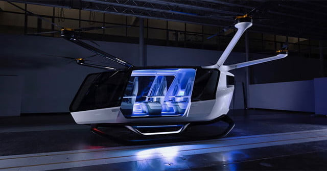 The world's first flying taxi uses hydrogen gas