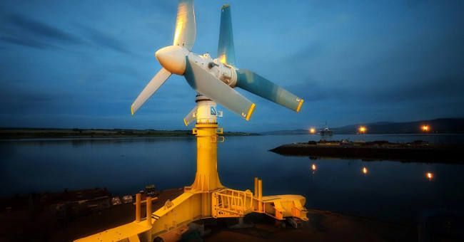The world's first large-scale tidal power plant