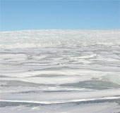 The world's largest ice lake in the world