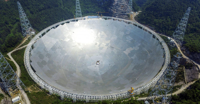 The world's largest telescope performs historical mission