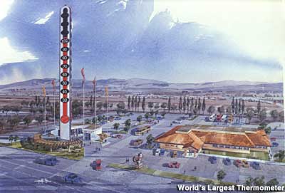 The world's largest thermometer