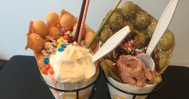 The world's most strange sidewalk dishes