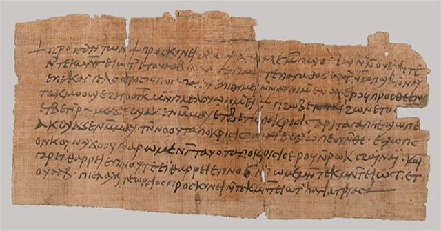 The world's oldest Christian letter is found