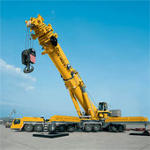The world's tallest and most powerful mobile crane