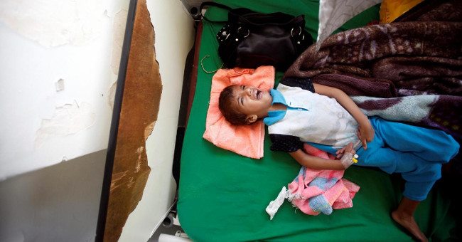 The worst cholera epidemic in history broke out in Yemen