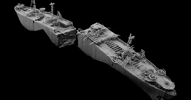 The wreck contains more than 2,000 bombs that could easily explode from World War II
