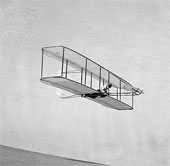 The Wright brothers' first flights