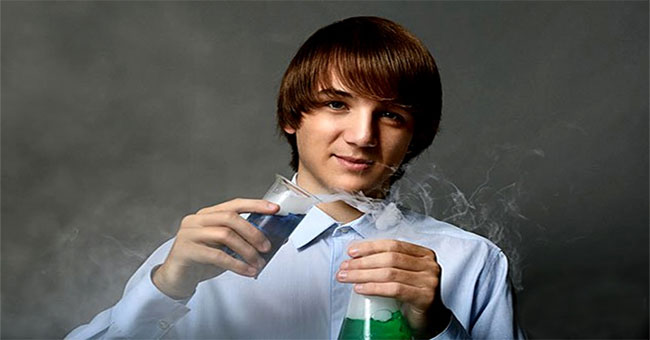 There is an extremely young scientist