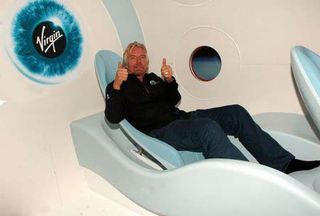 There will be individual ships taking visitors to space