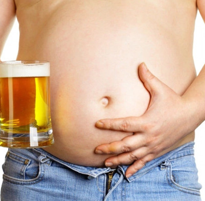 Thin people with beer belly have a higher risk of death than obese, overweight people