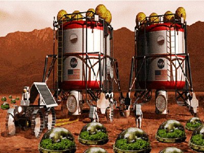 Think about 'future' farms on Mars