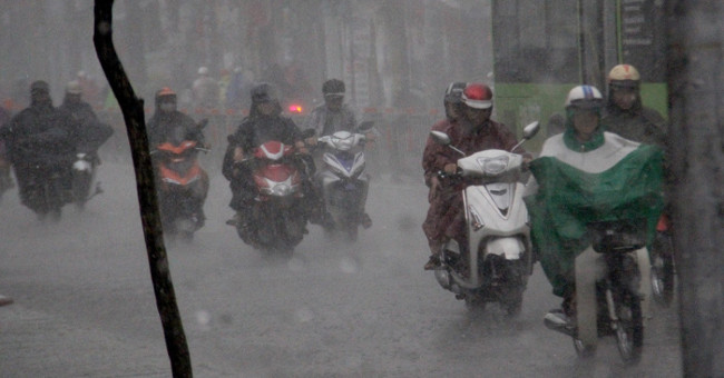 This evening, the northern provinces have reduced heat thanks to showers and thunderstorms