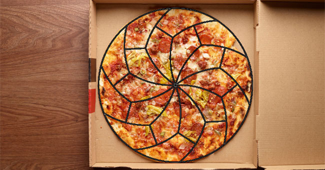 This is how scientists cut pizza and it will make you crazy