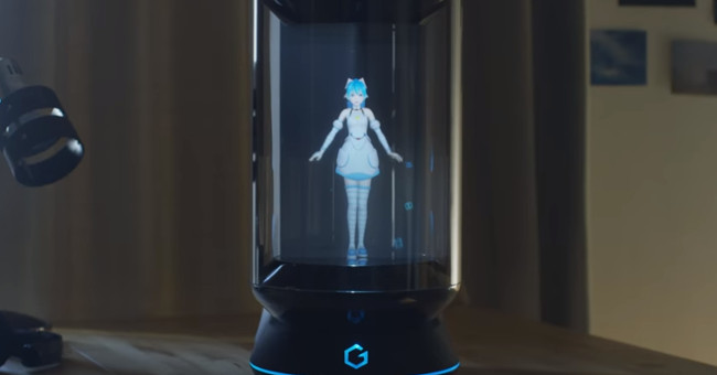 This Japanese company is developing virtual lover who lives in the glass box for you