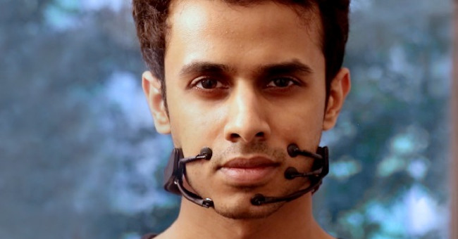 This strange device will help you 'communicate' with your computer without opening your mouth