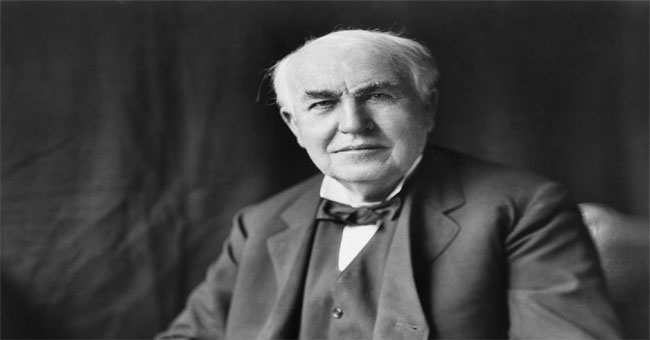 Thomas Edison - the inventor of 10,000 times failed