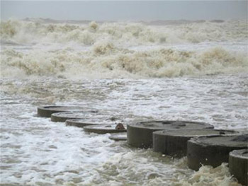 Thousands of houses were destroyed by typhoon level 12