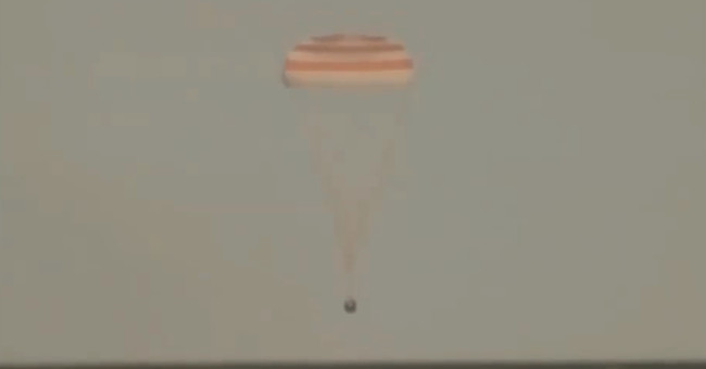 Three astronauts returned after 168 days living in space