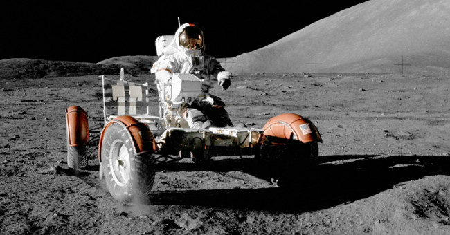 Three electric cars used to roll on the Moon