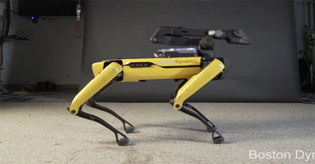 Three models of flexible motor robots of the US company