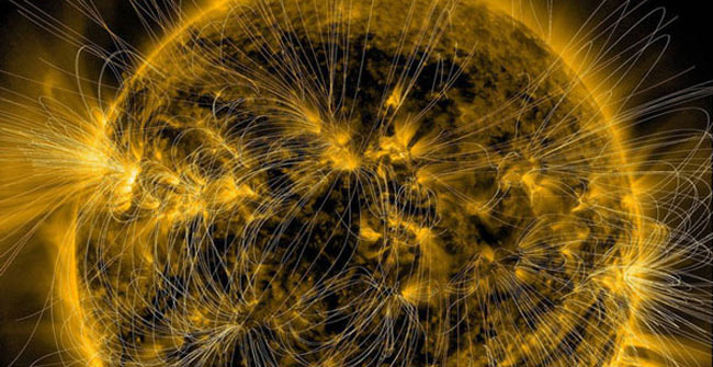 Three new small circular holes appear on the surface of the Sun, creating a localized storm from a mild level towards the Earth