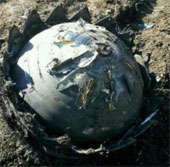 Three strange objects fell into China