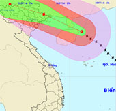 Thunderstorm storms straight into Quang Ninh