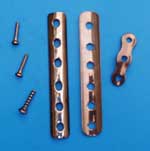 TiN bone screw braces according to German technology