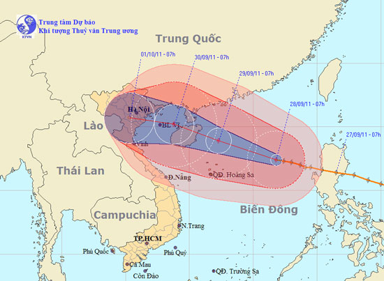 Tin storm on the East Sea (Storm No. 5)