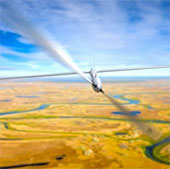 Titan Solara - Light unmanned aircraft like a motorbike