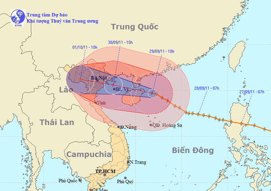 Tonight Nesat storm affects the North