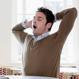 Too much yawning is caused by overheating of the brain