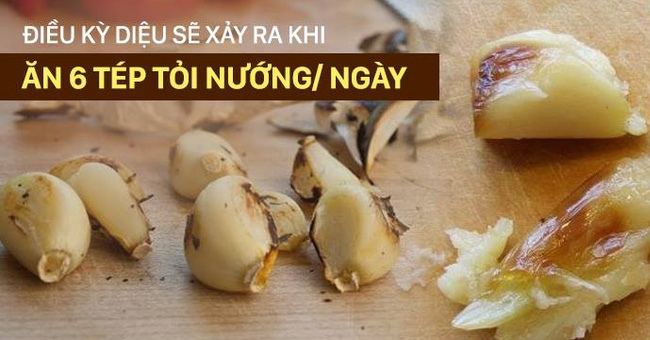 Too wasteful if you don't know the unexpected effect when eating 6 grilled garlic cloves every day