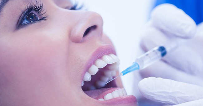 Toothache will not hurt any more by using an anesthetic
