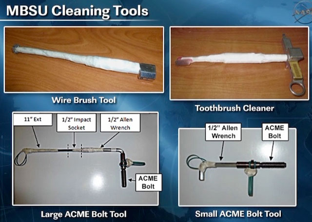 Toothbrush to save the international space station