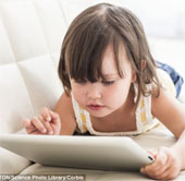 Touch screen ruins a child's hand muscles