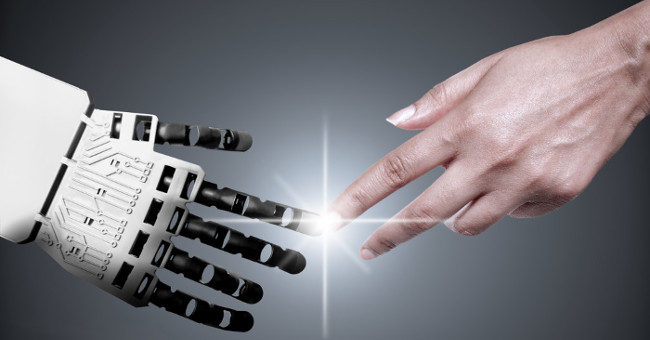 Touching the sensitive part of the robot can stimulate people