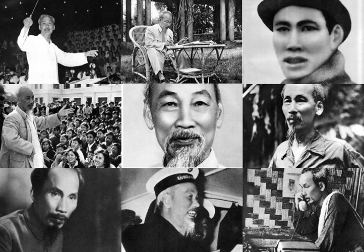 Touching the simple and noble image of Uncle Ho