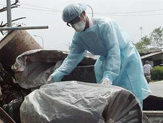'Toxic chemicals' are paint materials