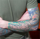 Track soldiers with tattoos