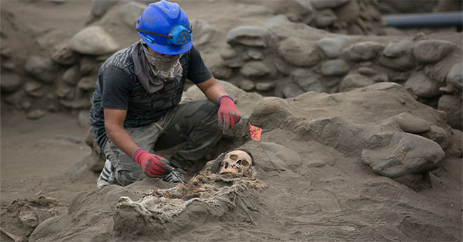Tragic 56 child remains in the sacrificial cemetery