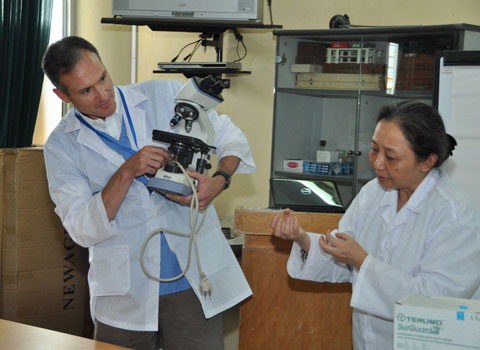 Training on how to identify animal fluids from animals