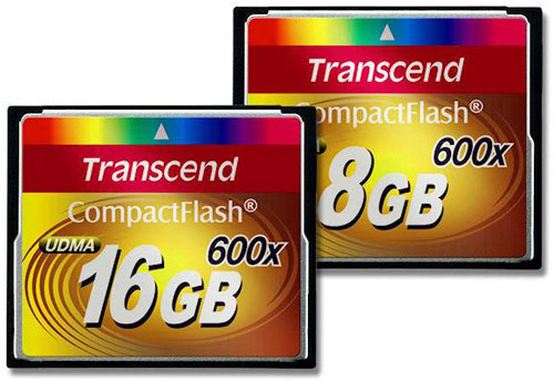 Transcend 600x storage card: Read speed is approximately 100MB / s