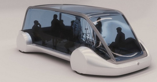 Transit bus running 200km / h of billionaire Elon Musk
