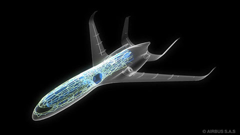 Transparent aircraft will be born in 2050
